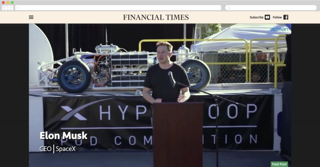 Altran designs for Hyperloop