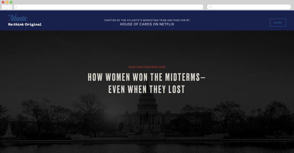 house of cards with she runs it