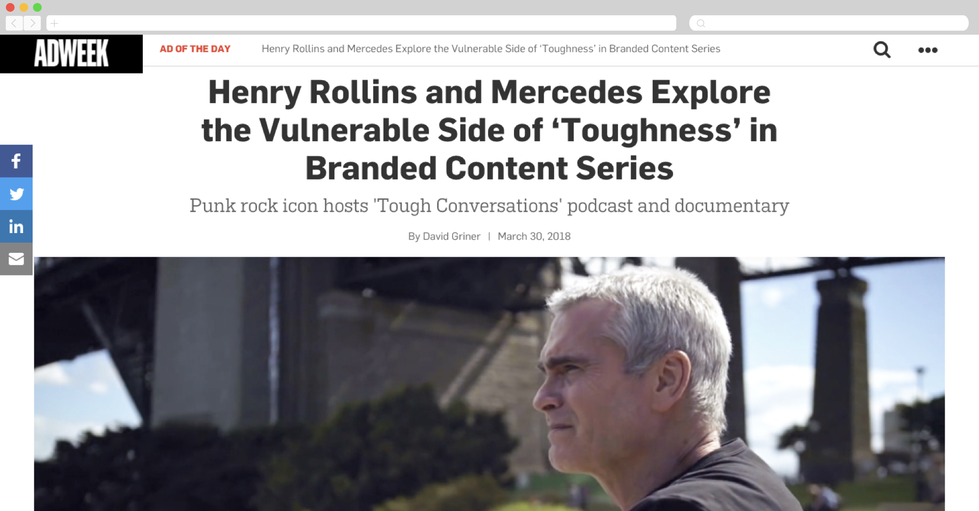 Henry Rollins for Mercedes