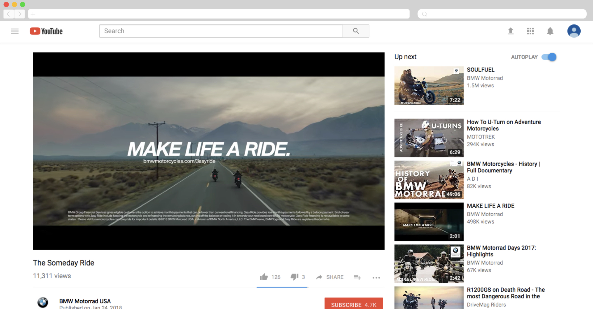 BMW's Short Film Featuring Their Motorcycle