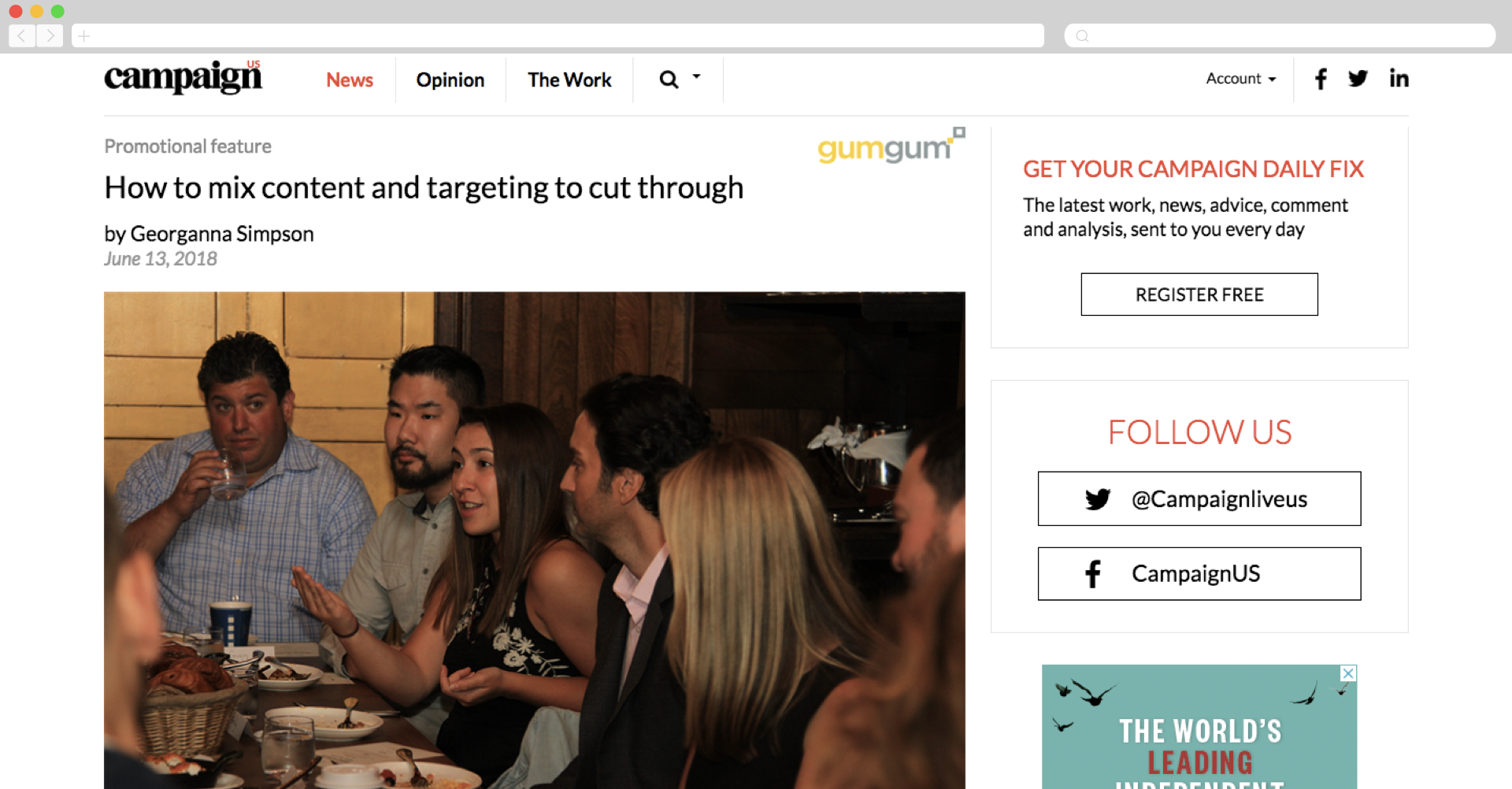 campaign gumgum round table