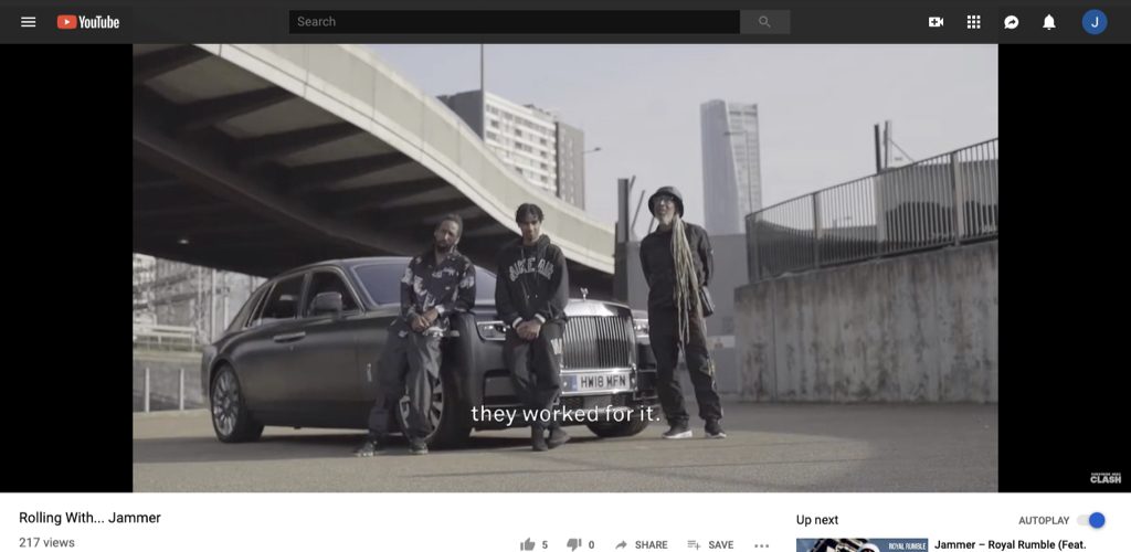 rolls royce via clash magazine with Jammer