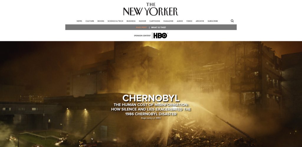 HBO on the New Yorker