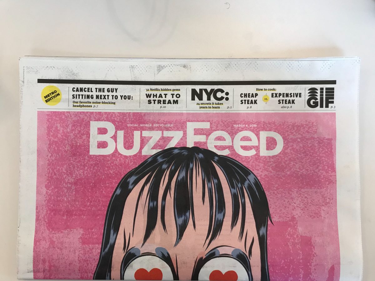 BuzzFeed's print edition