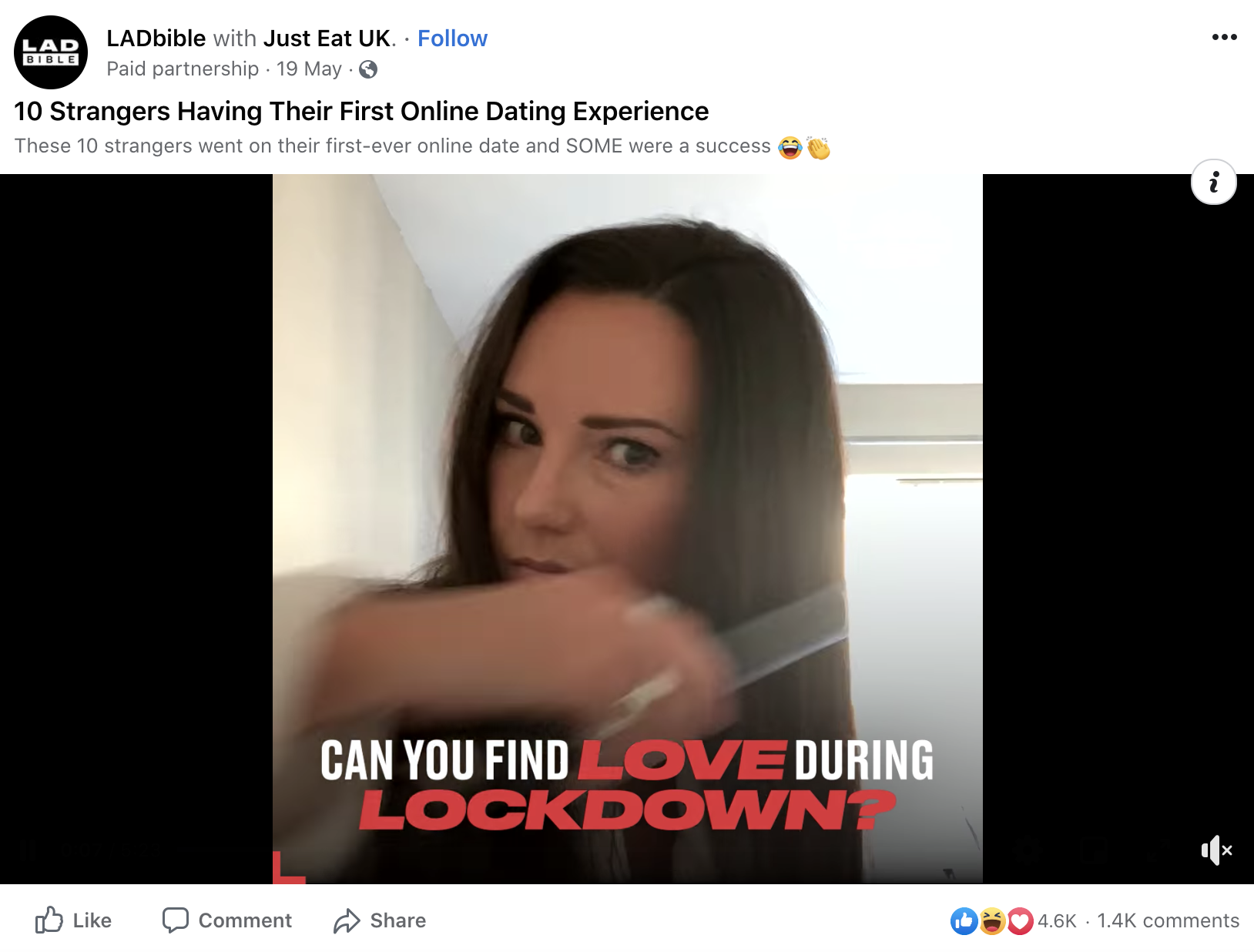 Just Eat UK with LadBible