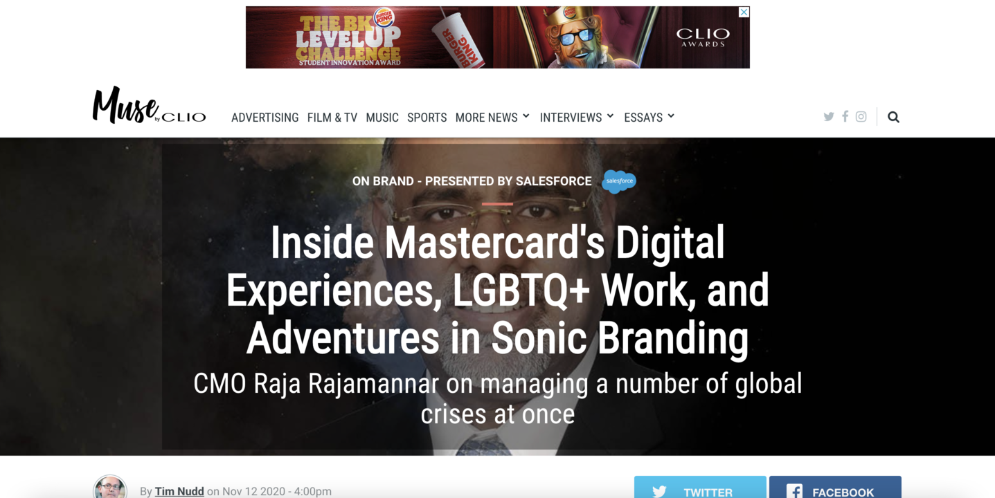Branded content by SalesForce + Muse by CLIO