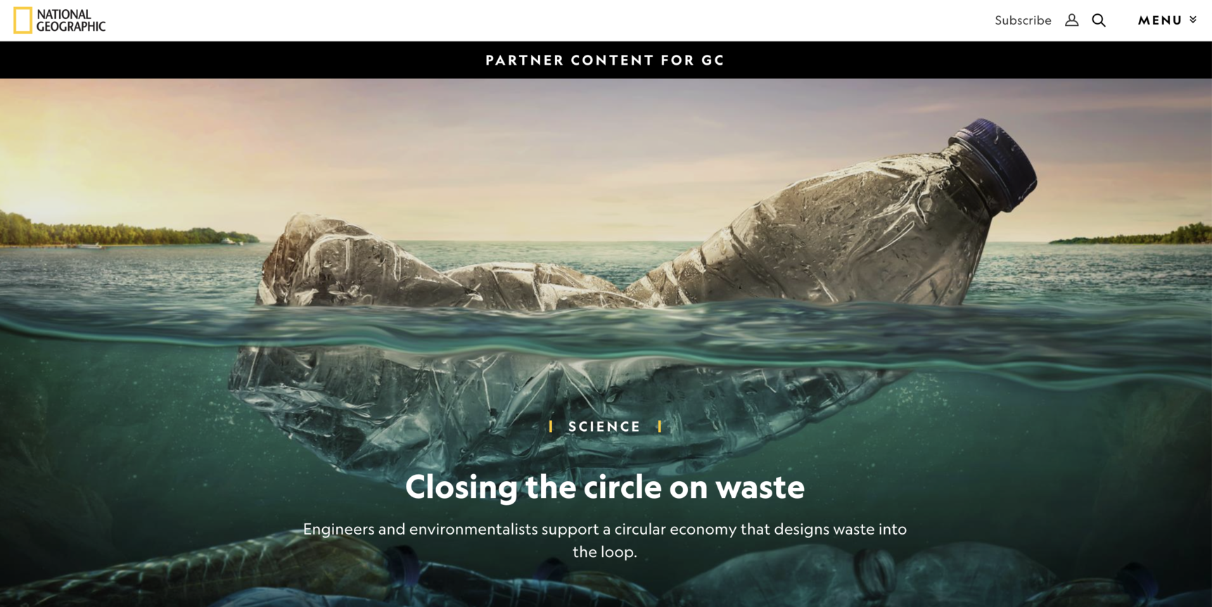 Custom content by GC on National Geographic